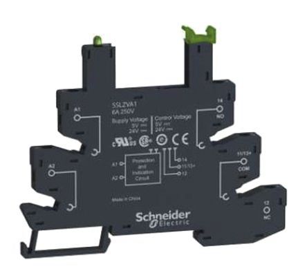 Schneider Electric Halbleiterrelais Montagesatz Zur Verwendung Mit SSL-Relais Harmony Control, <250V Dc