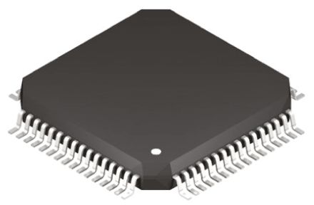 Texas Instruments Analog Front-End IC 24 Bit 4 Stk., 64ksps SPI 4-Kanal TQFP, 64-Pin