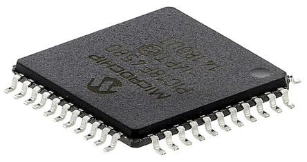 Microchip PIC18F4580-I/PT, 8bit PIC Microcontroller, PIC18F, 40MHz, 32 KB, 256 B Flash, 44-Pin TQFP