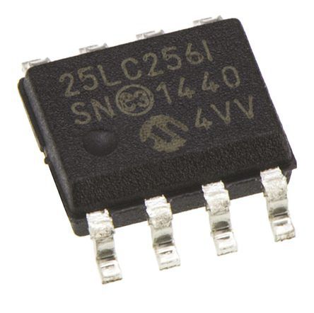 Microchip 256kbit Serieller EEPROM-Speicher, Seriell-SPI Interface, SOIC, 50ns SMD 32K X 8 Bit, 32k X 8-Pin 8bit