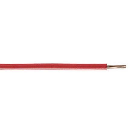RS PRO Red 6 Mm² Hook Up Wire, 100m
