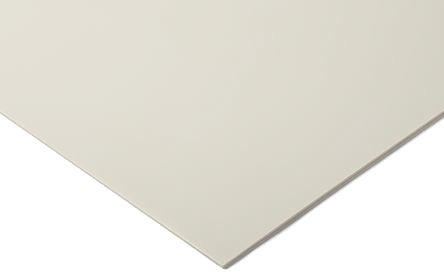 RS PRO ABS Kunststoffplatte, Weiß, 1.5mm X 610mm X 1220mm Bis +75°C, Voll