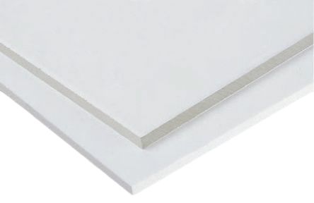 Tufnol ® GRP Kunststoffplatte, Weiß, 10mm X 285mm X 590mm / 1.36g/cm³ Bis +130°C, Voll