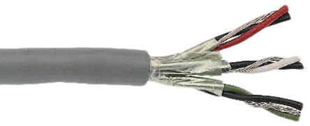 Alpha Wire Câble De Données, 3 Paires 0,23 Mm 24 AWG, Blindé Contrôle, 30m