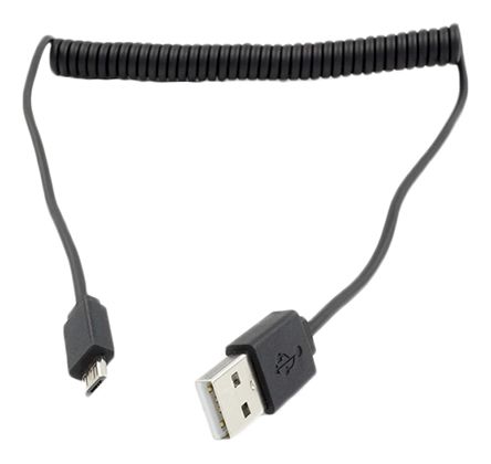 Roline Cable USB 2.0, Con A. USB A Macho, Con B. Micro USB B Macho, Long. 1m, Color Negro