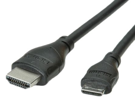 Roline Câble HDMI 80cm HDMI Ethernet Mâle → HDMI Ethernet Mâle
