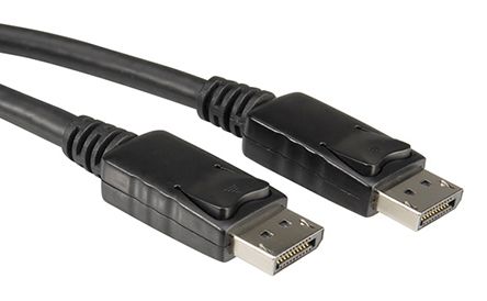 Roline DisplayPort-Kabel A Display-Anschluss B Display-Anschluss - Stecker, 1m PVC