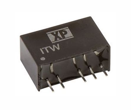 XP Power DCDC转换器, ITW系列, 9 → 18 V 直流输入, 5V 直流输出, 1W