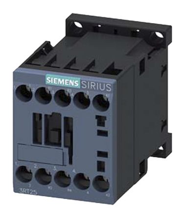 Siemens SIRIUS 3RT2 Leistungsschütz / 110 V Ac Spule, 4 -polig 2 Schließer + 2 Öffner, 690 V Ac / 12 A