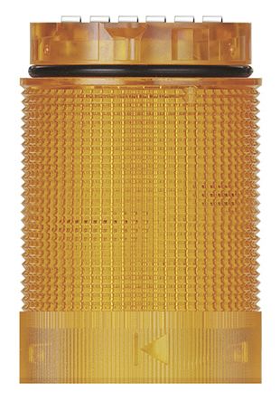 Werma KombiSIGN 40 Signalsäule Blitz-/Dauer-Licht Gelb, 24 V Ac/dc, 40mm X 59mm