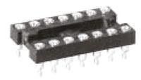 TE Connectivity 2.54mm Pitch Vertical 40 Way, SMT Turned Pin Open Frame IC Dip Socket, 3A