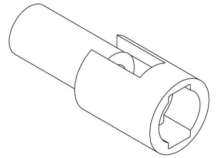 Molex STANDARD .062 Steckverbindergehäuse Stecker 1.57mm, 1-polig / 1-reihig Gerade, Kabelmontage Für