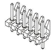 Molex KK 396 Stiftleiste Gerade, 11-polig / 1-reihig, Raster 3.96mm, Kabel-Platine, Lötanschluss-Anschluss, 7.0A, Nicht