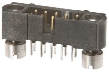 HARWIN Datamate J-Tek Series Straight Through Hole PCB Header, 14 Contact(s), 2.0mm Pitch, 2 Row(s), Shrouded