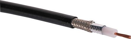 Alpha Wire Câble Coaxial MEC COAXIAL, RG59B/U, 304m, Noir