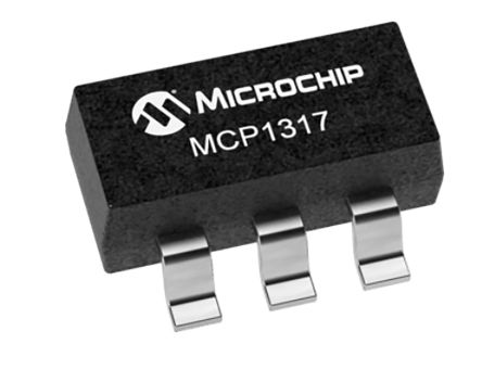 Microchip Spannungsüberwachung MCP1317T-31RE/OT, SOT-23 5-Pin