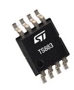 STMicroelectronics Komparator TS883IST, Rail-to-Rail 2-Kanal MiniSO 8-Pin 0,9→ 5,5 V