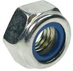 RS PRO, Bright Zinc Plated Steel Locking Nut, DIN 985, M24