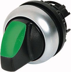 Eaton RMQ Titan Series 3 Position Selector Switch Head, 22mm Cutout, Green Handle
