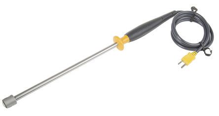 Fluke Sonda Di Temperatura Tipo K Di Superficie, Ø 22.9mm, Lungh.322.6mm, +600 °C Max, Cert. ISO