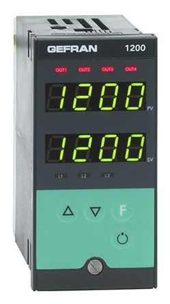 Gefran 1200 PID Temperaturregler, 3 X Relais Ausgang, 100 V Ac, 240 V Ac, 96 X 48mm