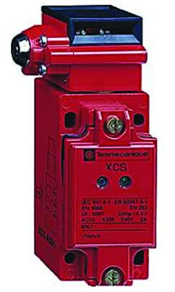 XCSB Safety Interlock Switch, Zamak, 2NC/1NO