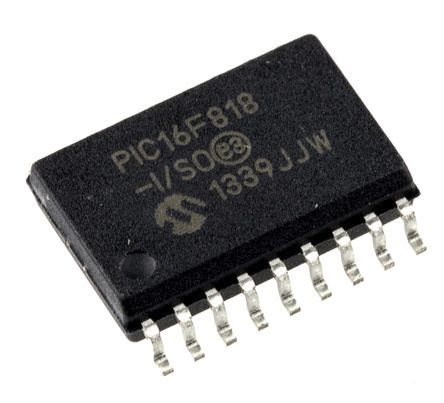 Microchip Microcontrôleur, 8bit, 128 B RAM, 1,792 Ko, 128 O, 20MHz, SOIC 18, Série PIC16F