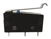 Omron Subminiatur-Mikroschalter Rollenhebel Simuliert-Betätiger PCB, 5 A @ 125 V Ac, SPDT IP 40 0,6 N -25°C - +125°C