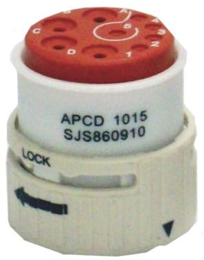 Amphenol PCD US Amphenol Luminus QuickConnect Rundsteckverbinder Stecker 9-polig, In-Line Montage, Klemmanschluss