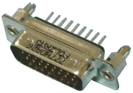 Amphenol ICC Amphenol L717HD Sub-D Steckverbinder Stecker, 62-polig, Durchsteckmontage Lötanschluss