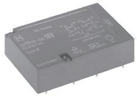 Panasonic PCB Mount Force Guided Relay, 12V Dc Coil Voltage, 6 Pole, 4PST, DPST
