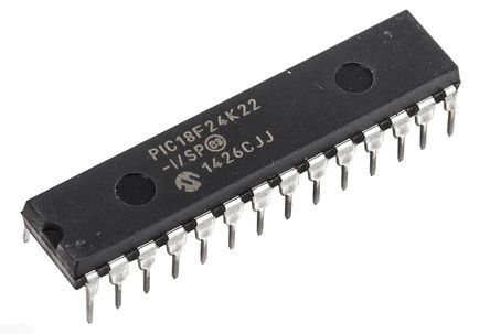 Microchip Mikrocontroller PIC18F PIC 8bit THT 16 KB SPDIP 28-Pin 64MHz 256 B, 768 B RAM
