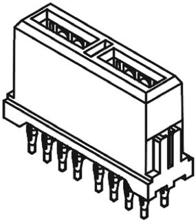 Molex EXTreme PowerMass Series Straight Through Hole Mount PCB Socket, 1-Contact, Press-In Termination