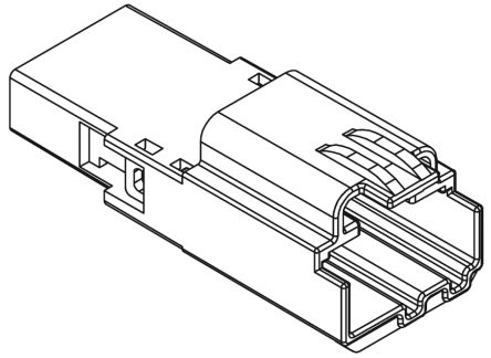 Molex H-DAC 64 Steckverbindergehäuse Stecker 2.54mm, 3-polig / 1-reihig Gerade, Kabelmontage Für Steckverbinder H-DAC 64