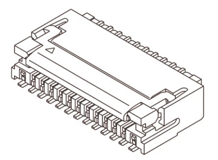 Molex Conector FPC Hembra Ángulo De 90° Serie Easy-On De 39 Vías, Paso 0.3mm, 1 Fila, Para Soldar