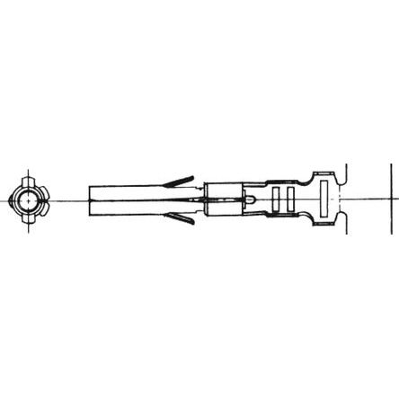 Molex Crimp-Anschlussklemme, Buchse, 0.2mm² / 0.8mm², Zinn