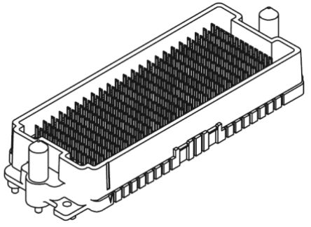 Molex HD Mezz Leiterplatten-Stiftleiste Gerade, 351-polig / 27-reihig, Raster 1.2mm, Platine-Platine,