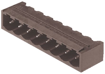 Weidmuller 5.08mm Pitch 16 Way Right Angle Pluggable Terminal Block, Header, Through Hole, Solder Termination