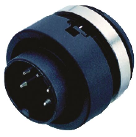 Binder Circular Connector, 2 Contacts, Panel Mount, Miniature Connector, Socket, Male, IP40, 678 Series
