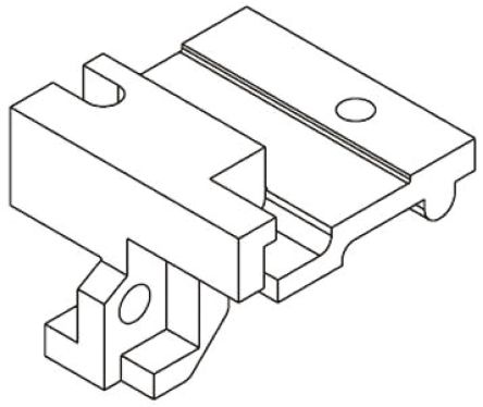 HARTING, 09 06 Fixing Bracket For Use With DIN 41612 Connector