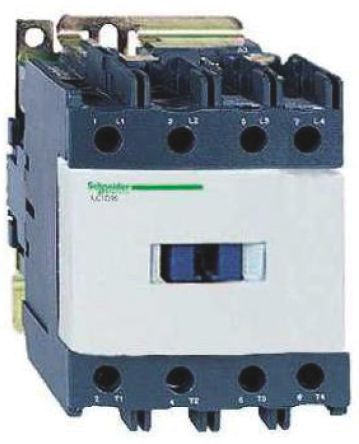Schneider Electric LP1D Series Contactor, 110 V Dc Coil, 4-Pole, 80 A, 2NO + 2NC, 690 V Ac/dc