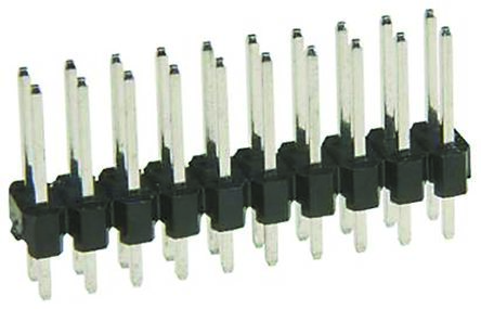 HARWIN M20 Stiftleiste Gerade, 12-polig / 2-reihig, Raster 2.54mm, Platine-Platine, Kabel-Platine,