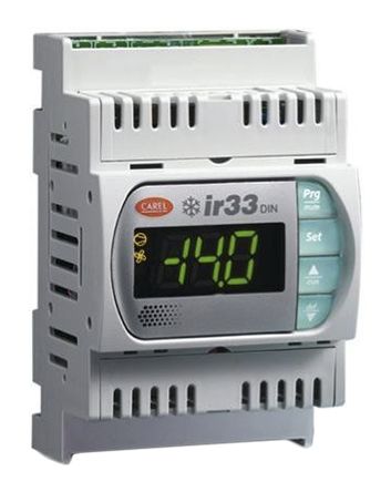 Carel PID控制器, DN33系列, 12 → 24 V ac, 12 → 30 V dc电源, 继电器输出, 144 x 70mm