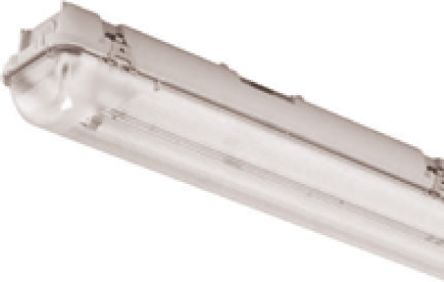 36 W Fluorescent Ceiling Light Batten Tubular 1 Lamp Anti Corrosive 1282 X 101 X 101 Mm