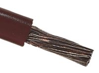 RS PRO Brown 6 Mm² Hook Up Wire, 10 AWG, 78/0.295mm, 100m, PVC Insulation