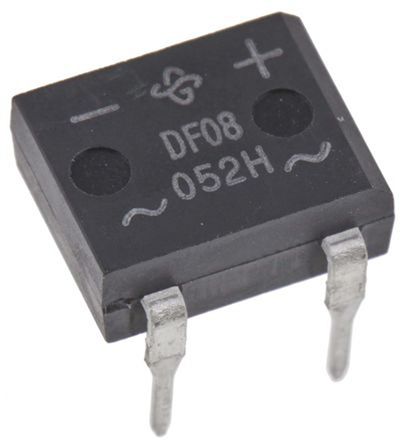 Vishay Brückengleichrichter, 1-phasig 1A 200V SMD 1.1V DFM 4-Pin 500μA