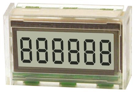 Trumeter Aufwärts Zähler LCD 6-stellig, Impulse, Max. 10kHz, 2,6 → 3,4 V Dc, 0 → 999999