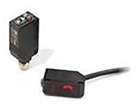 Omron E3Z Kubisch Optischer Sensor, Reflektierend, Bereich 80 Mm → 500 Mm, PNP Ausgang