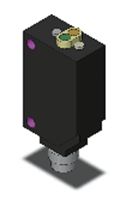 Omron Sensor De Distancia Rectangular, Sistema Supresión De Fondo, Alcance 25 Mm → 300 Mm, Salida NPN, Conector