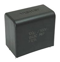 Vishay MKP1848C Folienkondensator 10μF ±5% / 500V Dc, THT Raster 27.5mm